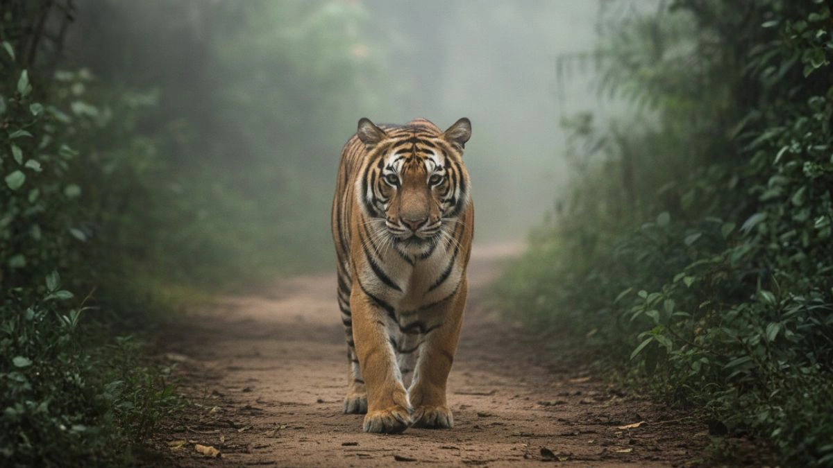 🐯 The Camouflage Paradox: Why Tigers Look Orange to Us, But Vanish to Their Prey