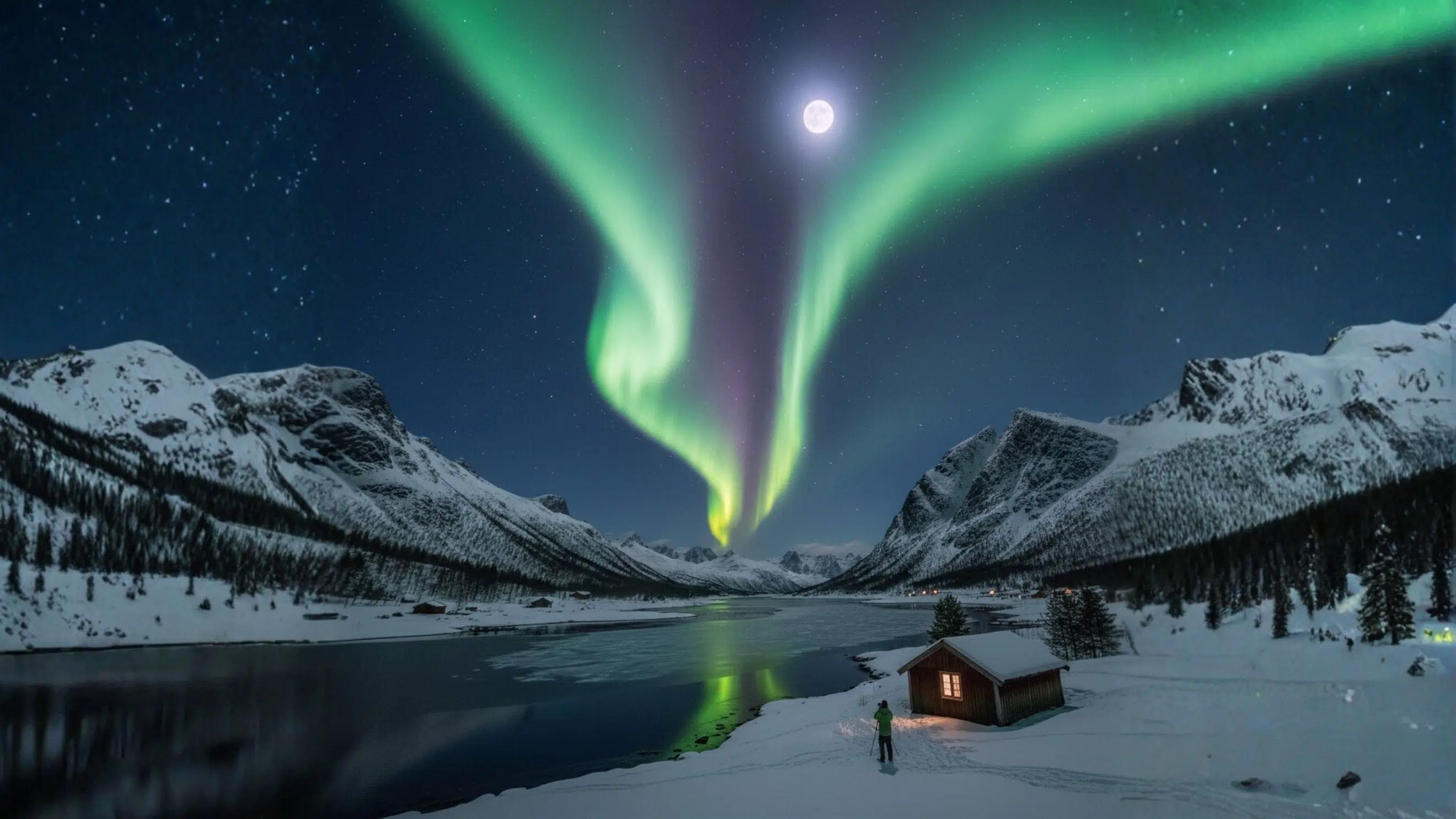 Is It Possible to See the Northern Lights During a Full Moon?